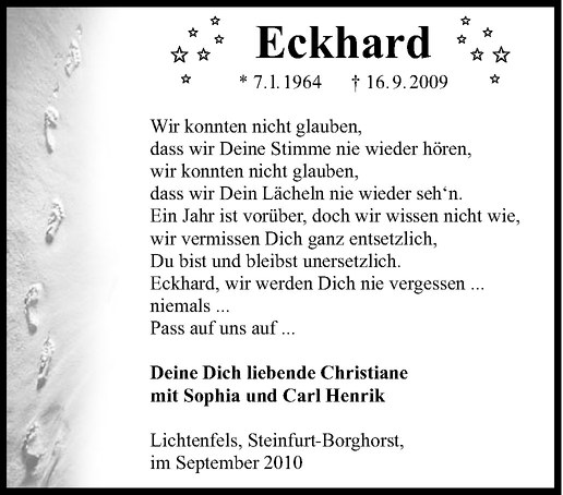  Traueranzeige für Eckhard Jerrentrup vom 11.09.2010 aus Westfälische Nachrichten