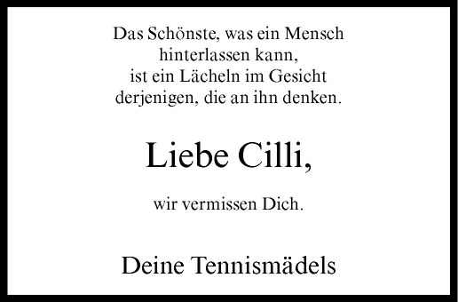  Traueranzeige für Cäcilia Woltering vom 01.03.2012 aus Westfälische Nachrichten