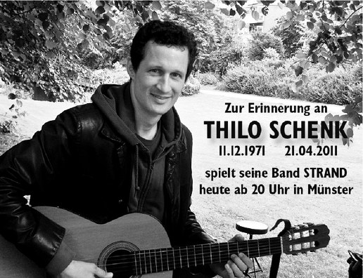  Traueranzeige für Thilo Schenk vom 21.04.2012 aus Westfälische Nachrichten