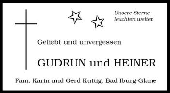 Anzeige von Gudrun Grela von Westfälische Nachrichten