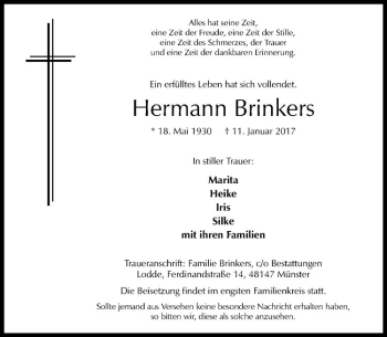 Anzeige von   von Westfälische Nachrichten