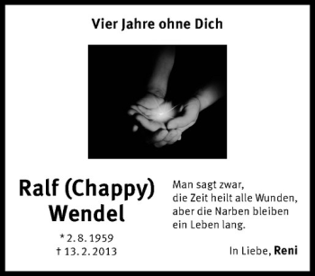 Anzeige von Ralf Wendel von Westfälische Nachrichten