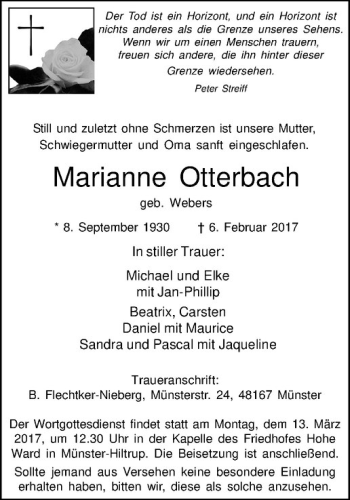 Anzeige von   von Westfälische Nachrichten