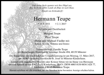 Anzeige von   von Westfälische Nachrichten