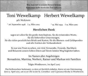 Anzeige von   von Westfälische Nachrichten