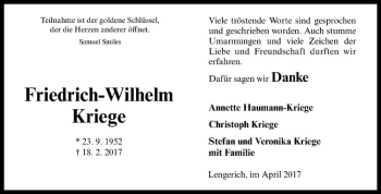 Anzeige von   von Westfälische Nachrichten