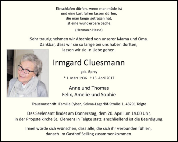 Anzeige von   von Westfälische Nachrichten