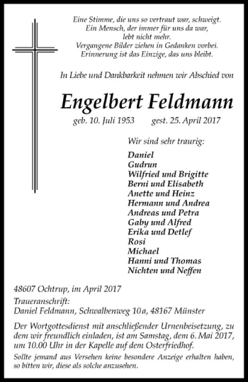 Anzeige von   von Westfälische Nachrichten