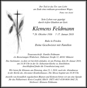 Anzeige von   von Westfälische Nachrichten