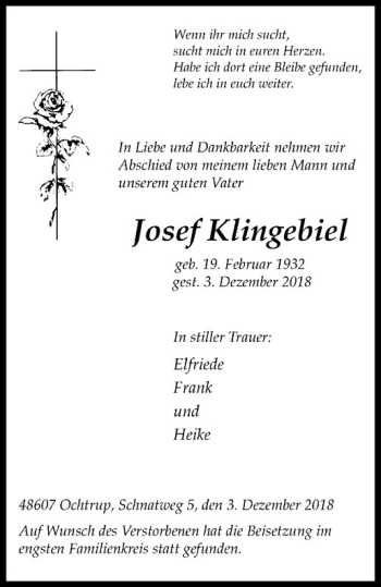 Anzeige von   von Westfälische Nachrichten