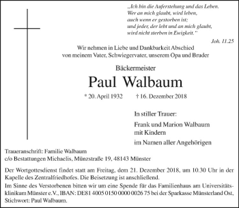 Anzeige von   von Westfälische Nachrichten