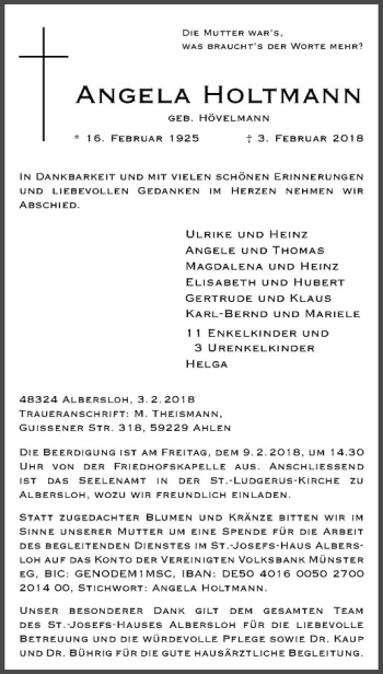 Anzeige von   von Westfälische Nachrichten