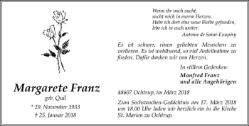 Anzeige von   von Westfälische Nachrichten