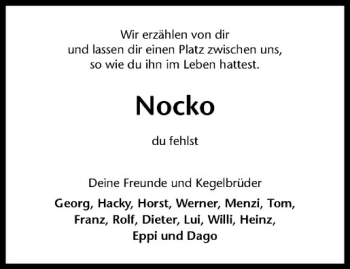 Anzeige von Norbert Medding von Westfälische Nachrichten