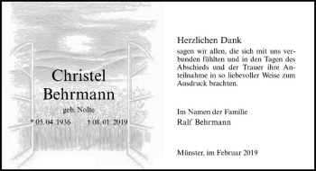 Anzeige von   von Westfälische Nachrichten