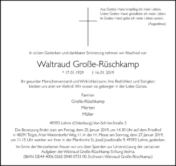 Anzeige von   von Westfälische Nachrichten