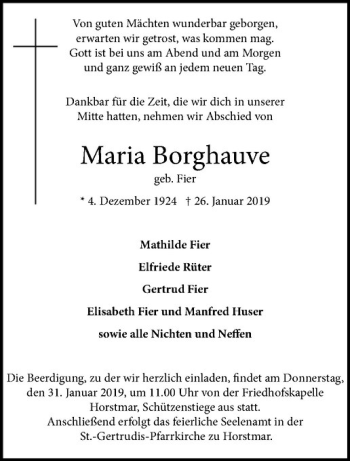 Anzeige von   von Westfälische Nachrichten