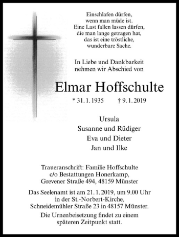 Anzeige von   von Westfälische Nachrichten