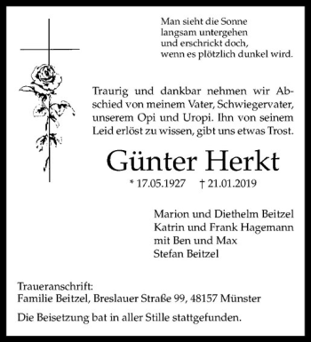 Anzeige von   von Westfälische Nachrichten