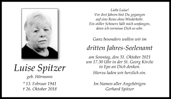 Anzeige von Luise spitzer 