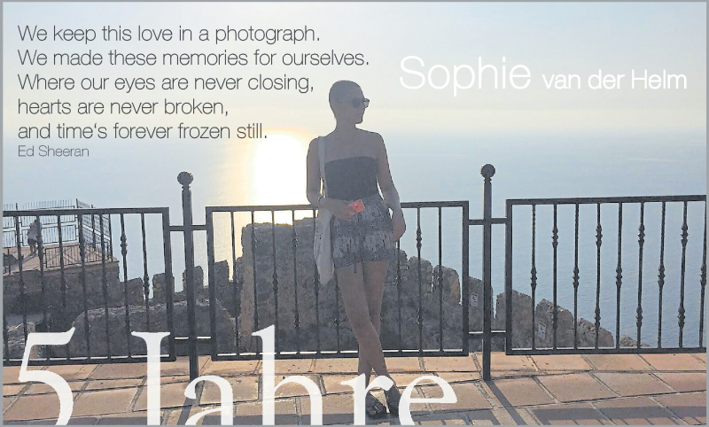  Traueranzeige für Sophie van der Helm vom 27.02.2021 aus 