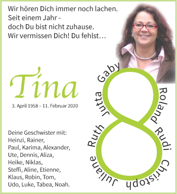 Anzeige von Tina  