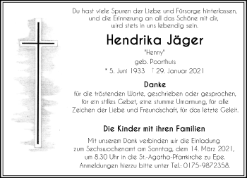 Anzeige von Hendrika 