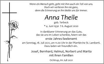 Anzeige von Anna Theile 