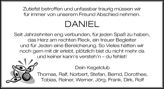 Anzeige von Heinrich Steffensmeier von Westfälische Nachrichten