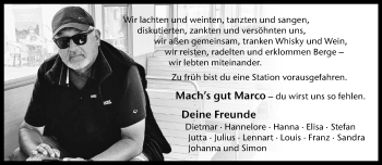 Anzeige von Marco Lehmkuhl 