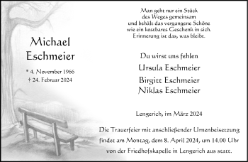 Anzeige von Michael Eschmeier 