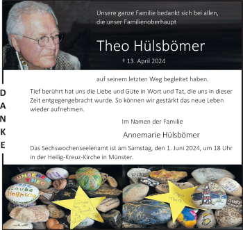 Anzeige von Theo Hülsbömer 