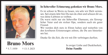 Anzeige von Bruno Mors 