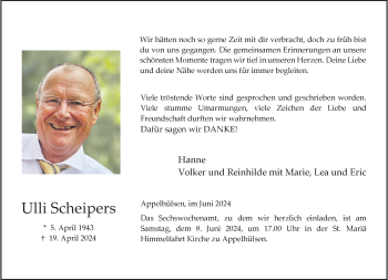 Anzeige von Ulli Scheipers 