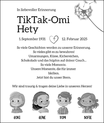 Anzeige von Hety TikTak-Omi 