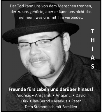 Anzeige von Matthias Schwertheim 