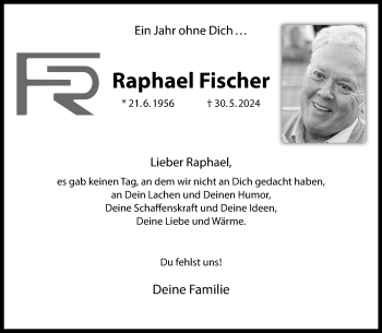 Anzeige von Raphael Fischer 