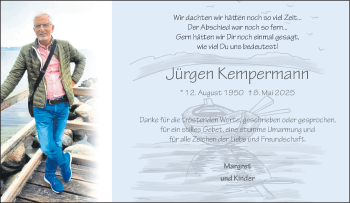 Anzeige von Jürgen Kempermann 
