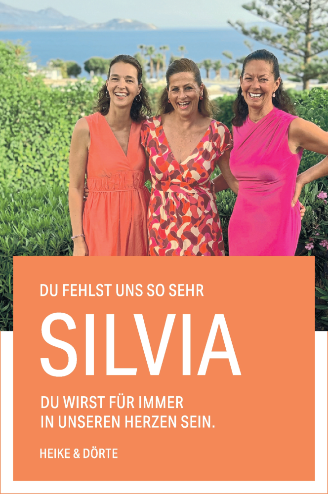 Traueranzeige für Silvia Dupin vom 26.07.2025 aus 