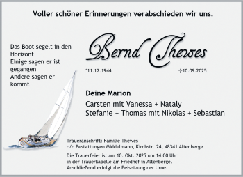 Anzeige von Berna Thewes 
