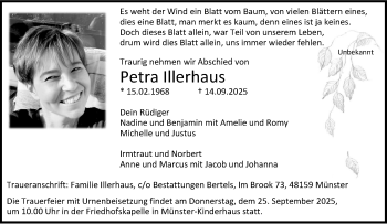 Anzeige von Petra Illerhaus 