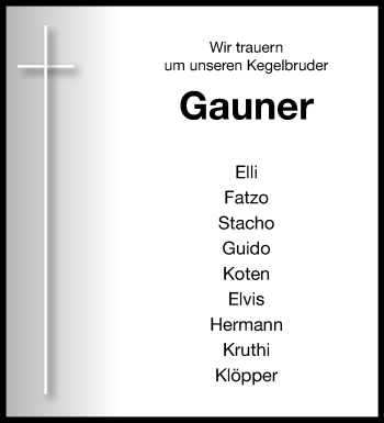 Anzeige von Klaus Godehardt 