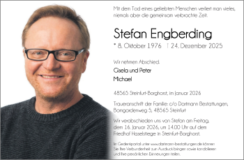 Anzeige von Stefan Engberding 
